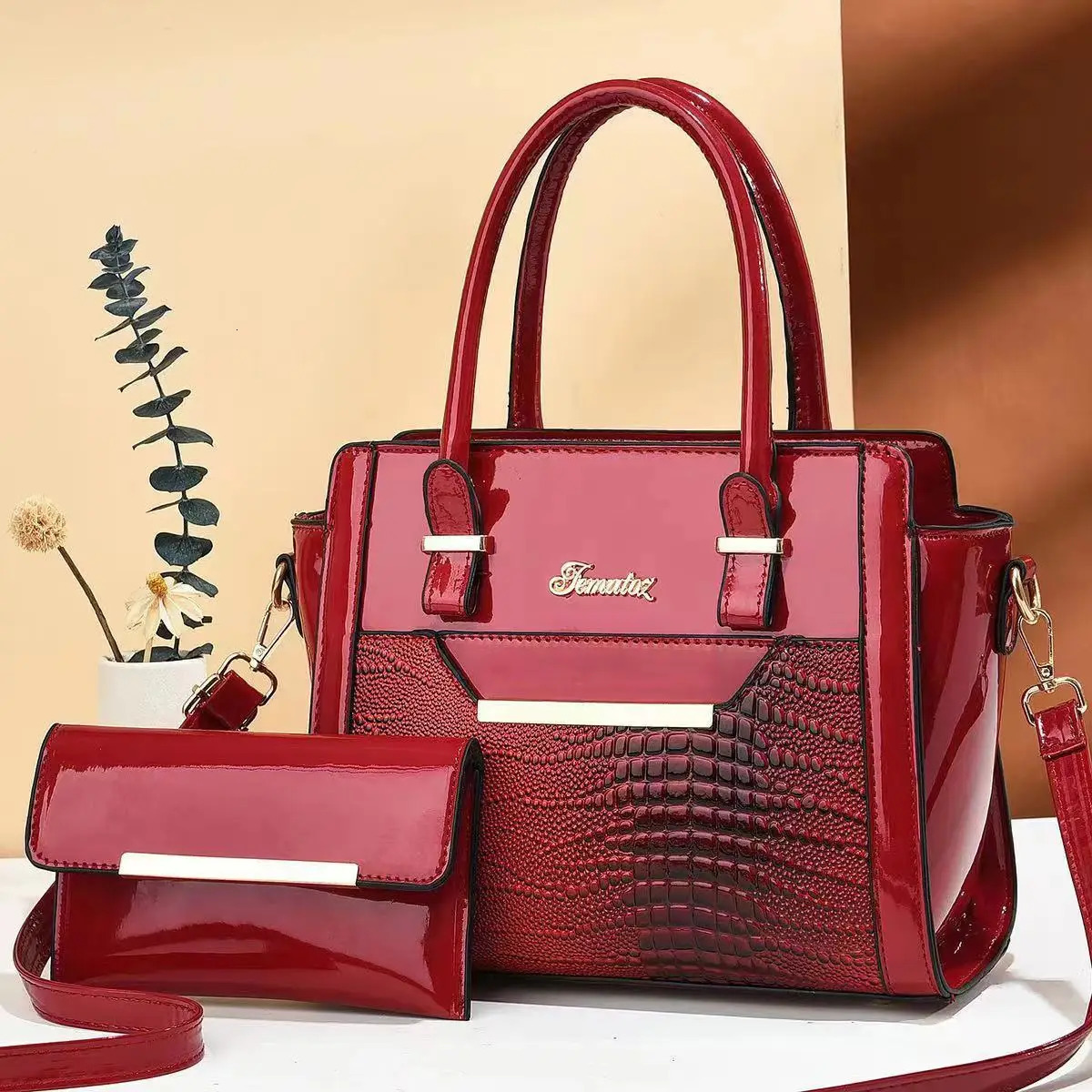 High quality womens one shoulder trendy tote bag womens large capacity patterned mother and child bag 250207