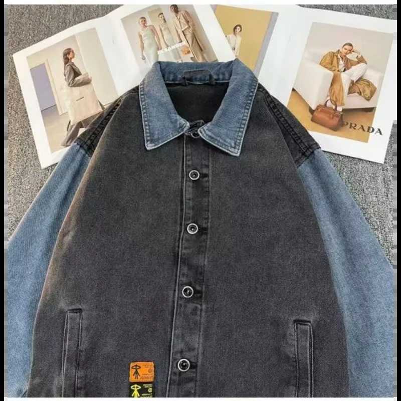 Mens Spring Clothing Denim Jacket Mens Spring and Autumn New Style Outerwear Slim Fit Handsome Jacket Casual X250213