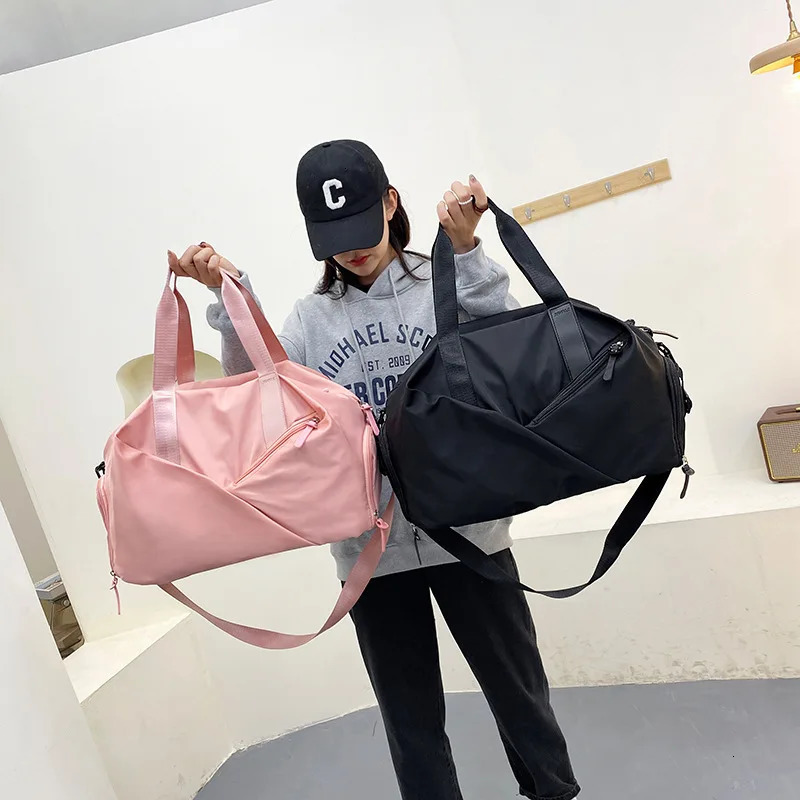 Multifunction Travel Bag Women Sports Gym Fitness Bags Dry and Wet Separation Swimming Shoulder Duffle Handbags Shoes Daypack 250210