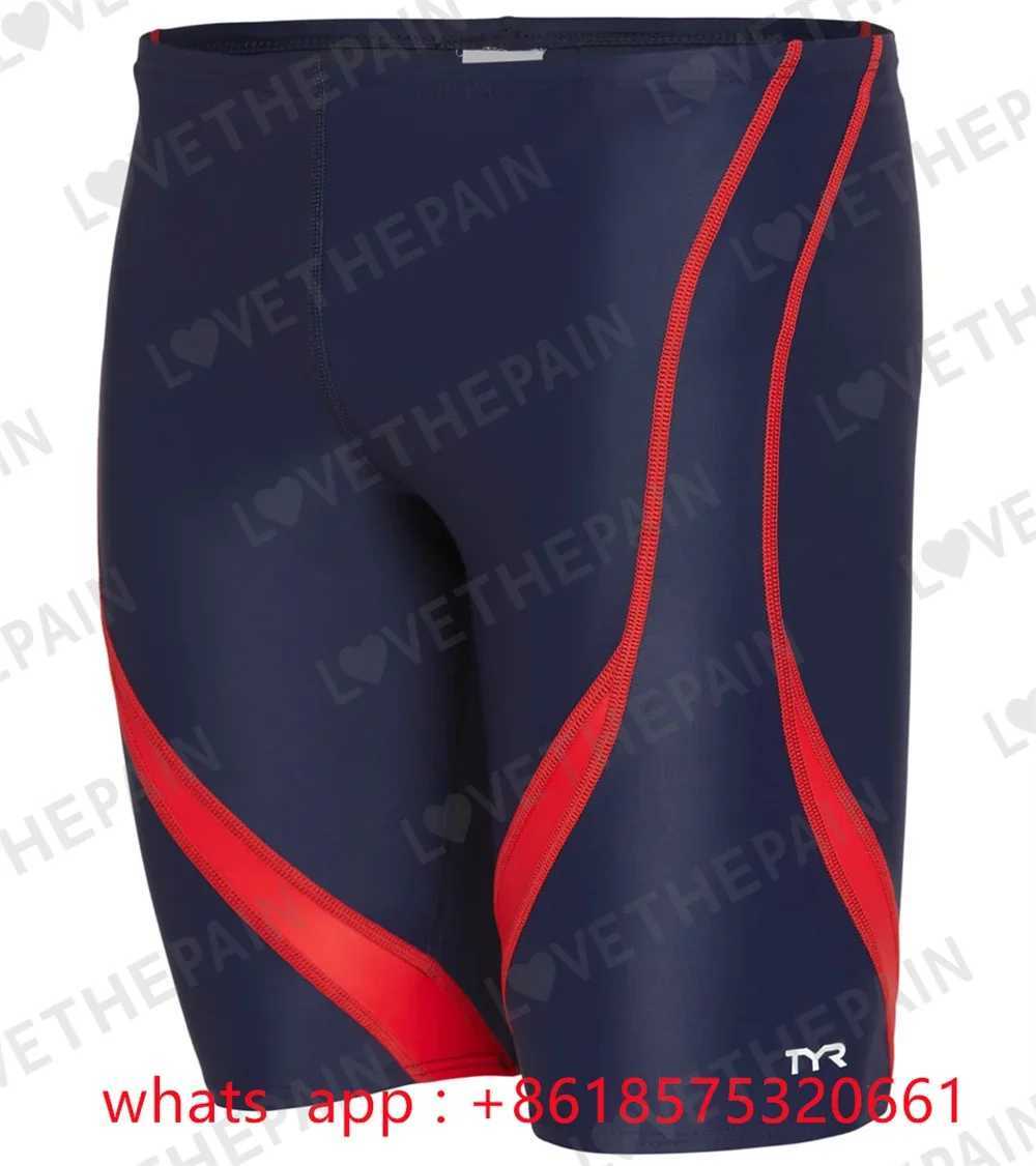 Tyr Mens Alliance Splice Jammer Swimsuit Swimwear Training Swim Shorts Trunks Beach Tight Swimming Pants Jammer Sports Surf X250213