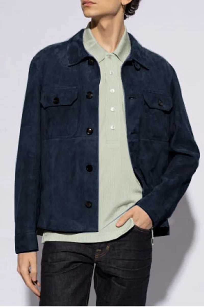 Mens Suede Single-breasted Jacket Suit Male Costumes New in Suits and Blazers Man Blazzer for Men Mens Summer Jackets Costume X250213