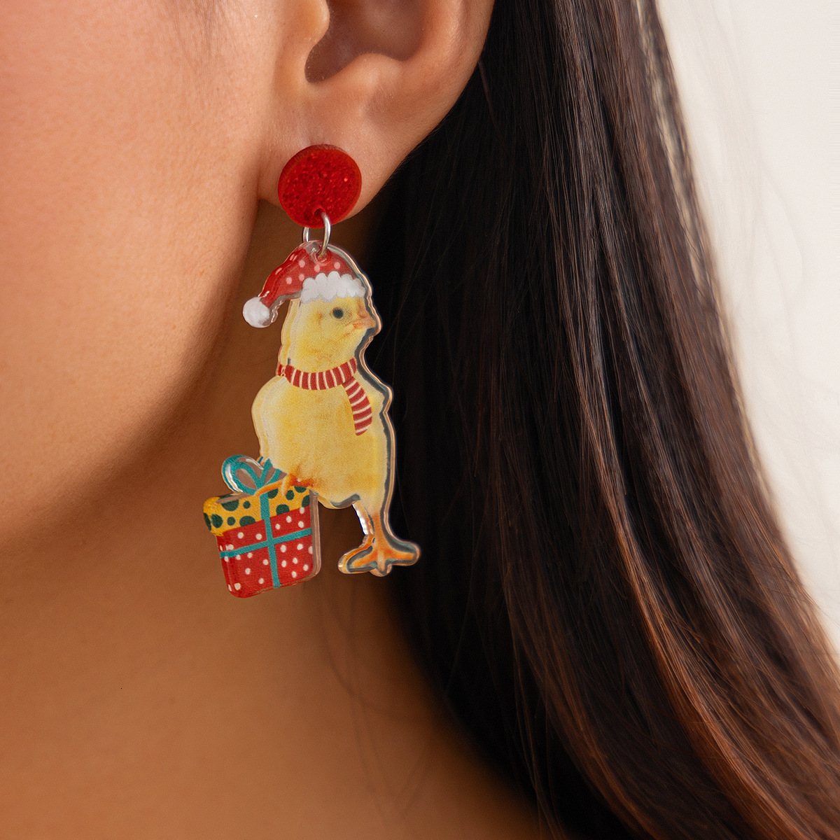 fashion Creative Acrylic Earrings for Jewelry, Personalized Colorful designer Elk Earrings, Hot Selg Items