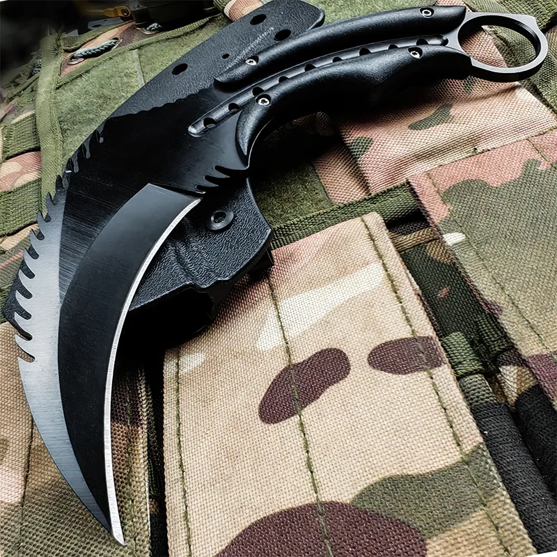 Karambits Outdoor Straight Defense Carry Mini Field Portable Meat Eater Camping Fishing S Fruit Knife CUP25021310