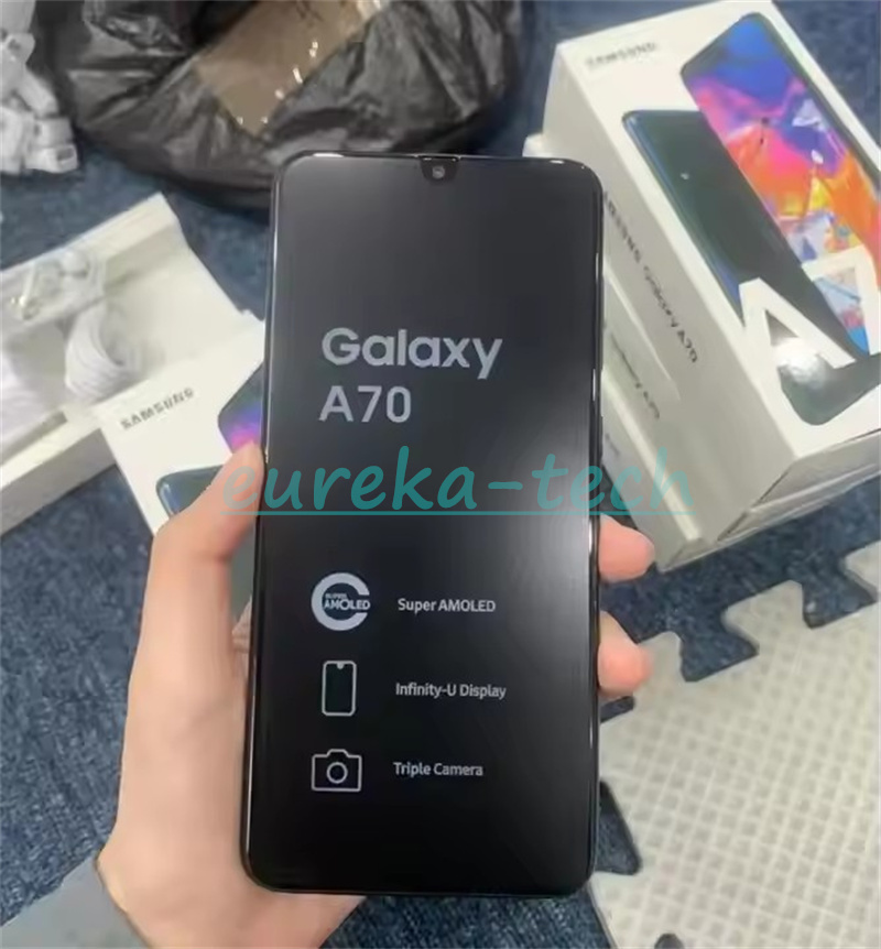 Guarantee Original Unlocked Genuine Galaxy A70 Smartphone Original Android Mobile Phone with GSM LTE CDMA refurbished Phone