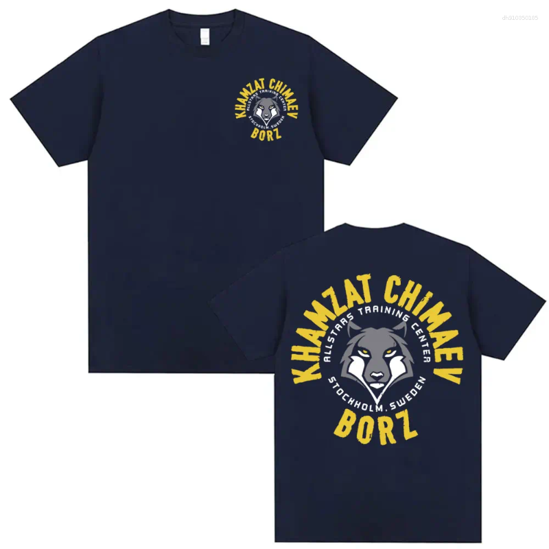 Men's T Shirts Limited Khamzat Chimaev Logo Graphic Clothing Fashion Gothic Oversized T-shirts Unisex Casual Cotton Shirt