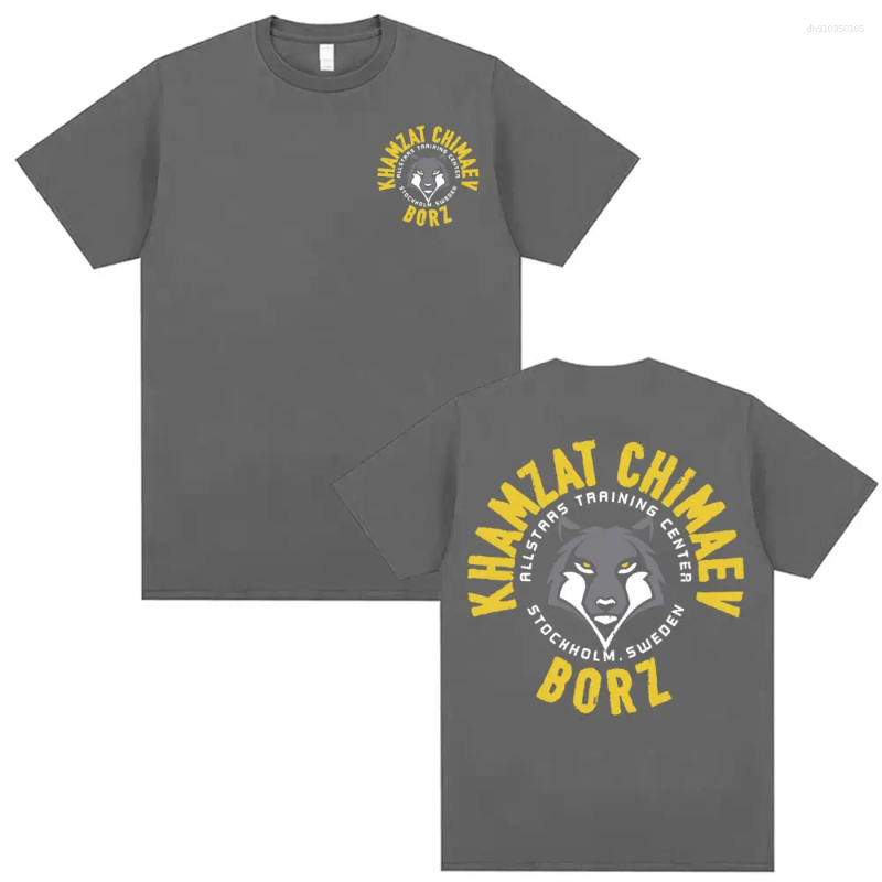 Men's T Shirts Limited Khamzat Chimaev Logo Graphic Clothing Fashion Gothic Oversized T-shirts Unisex Casual Cotton Shirt