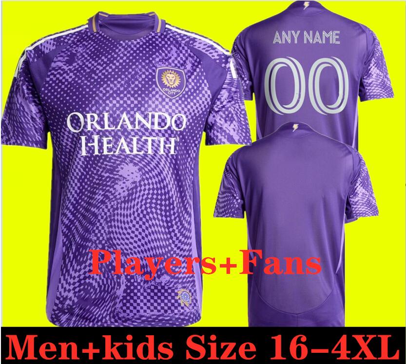 2025 2026 Orlando City SC Soccer Jerseys Man 25 26 Primary Home Purple The Wall Away White Legacy F.TORRES L.MURIEL OJEDA JANSSON football Uniform