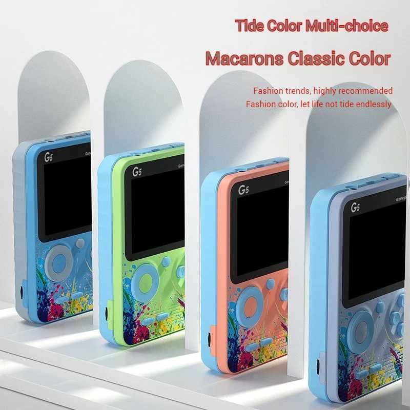 2024 Retro Portable Mini Handheld Video Game Console 8 Bit 3.0 Inch Lcd Color Kids Game Player Built In 500 Games Kid Xmas Gift Z250212