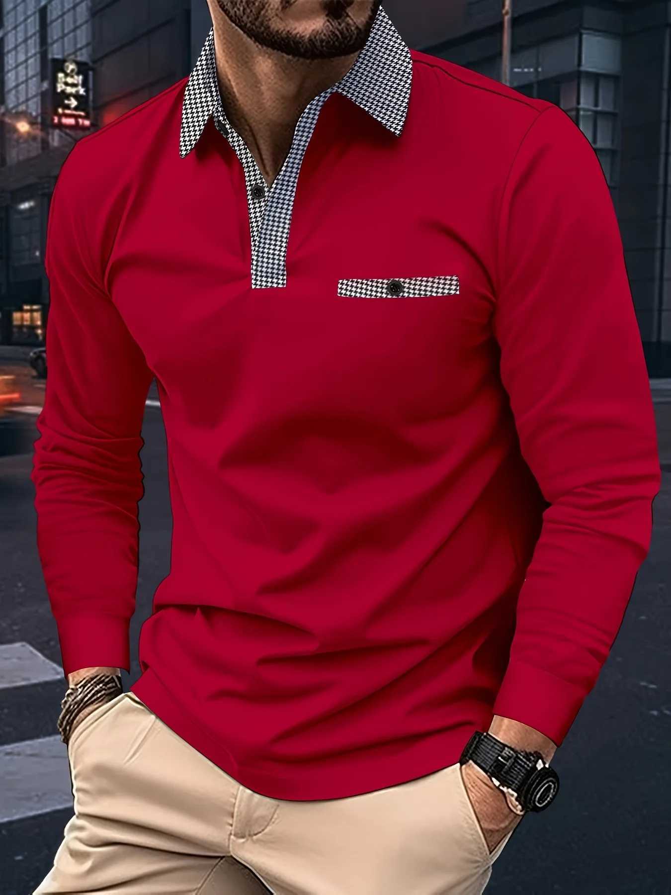 Spring And Autumn Best-Selling Mens POLO Shirts T-Shirt Men Casual And Comfortable Mens Clothing The Perfect Gift For Men. X250213