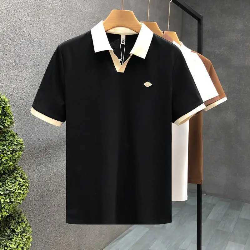 Trend Comfortable Classic All-match Comfortable Premium Simplicity Handsome Solid Color Mens Polo Short Sleeved Summer 2024 X250213