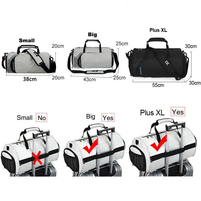Men Gym Bag Dry Wet For Yoga Women Training Tas Travel Sac De Sport Outdoor Swim Women Shoes Fitness Weekender Shoulder Handbags 250210