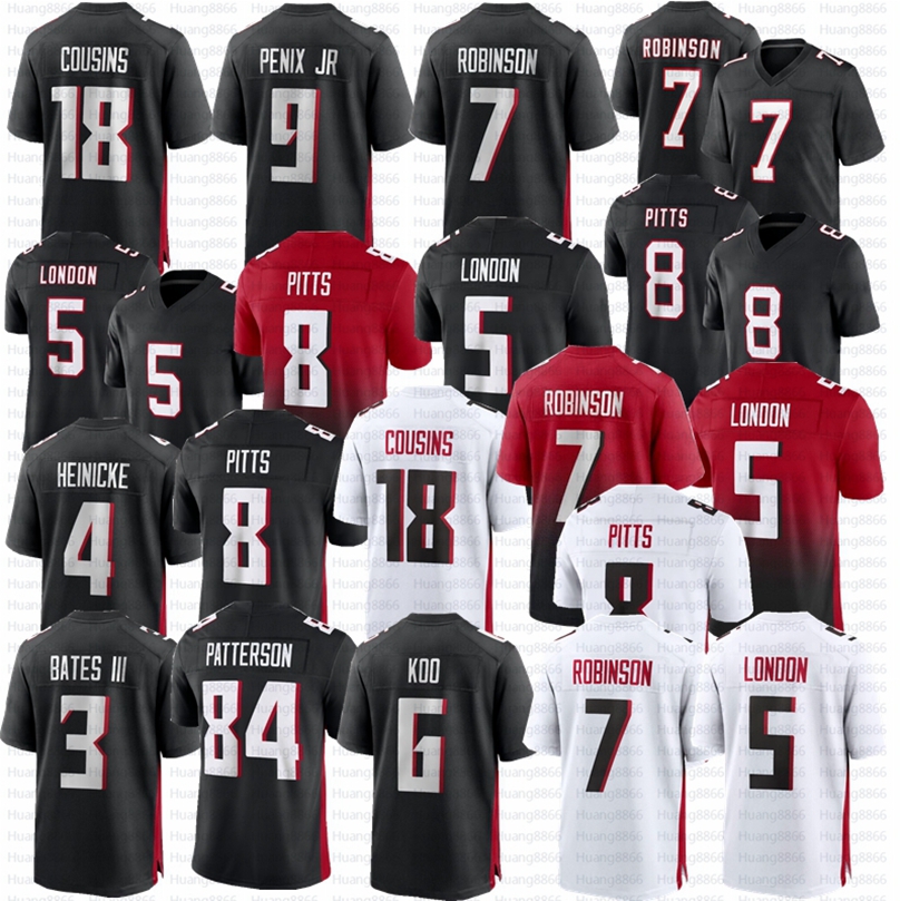 Michael Penix Jr Jalon Walker Bijan Robinson Football Jerseys Drake London Younghoe Koo Darnell Mooney Terrell Michael Vick Tyler Allgeier Kyle Pitts