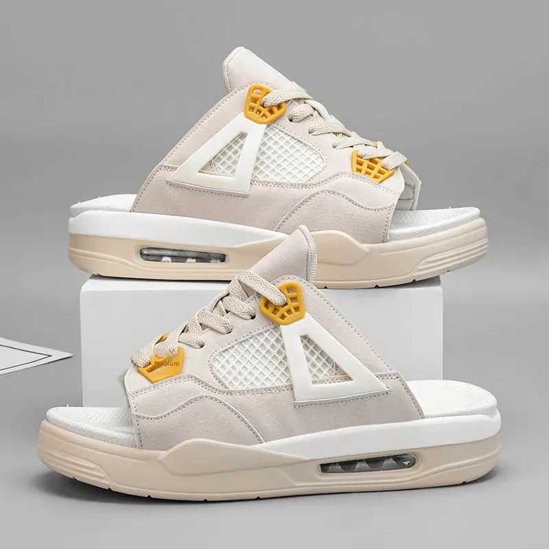 Top quality Brand High Quality New Style Free Delivery Designer Fiable Large Size Mens Summer Thick Bott Beach Sandals 4 Casual Slip- EVA Outsole Slip