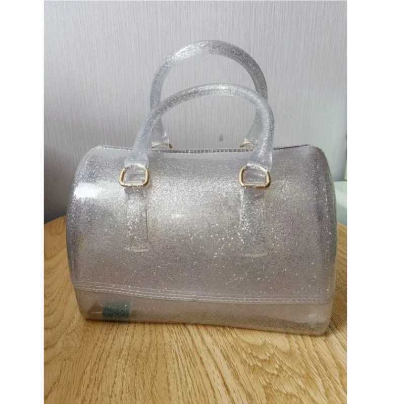 Popular Jelly Bag One Shoulder Cross Portable Pillow Bag Macaron Colorful Fashion Womens Candy Bag for Summer 2024 Y250213