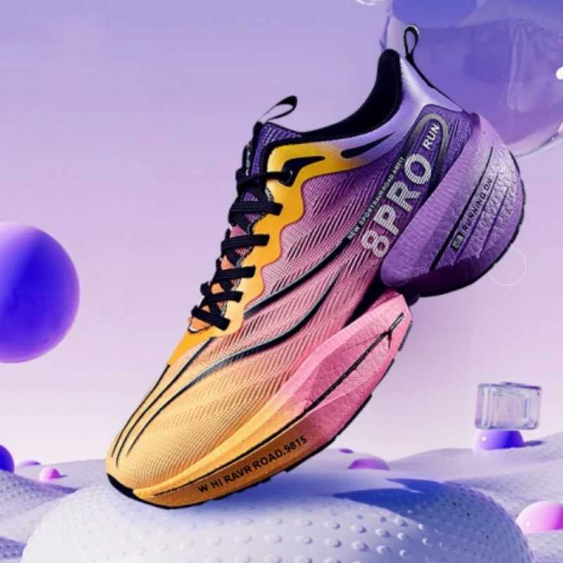 Sports Running Shoes Men Casual Marathon Carbon Plate Breathable Ultralight Womens Comfortable Athletic Nonskid Sneakers Tenis Z250304