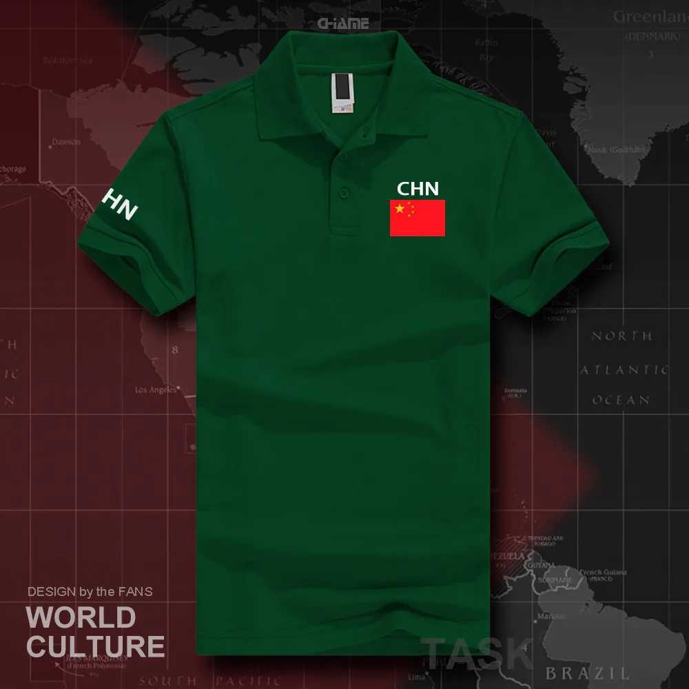 Hong Kong HongKong China polo shirts men short sleeve white brands printed for country 2017 cotton nation team flag new HK X250213