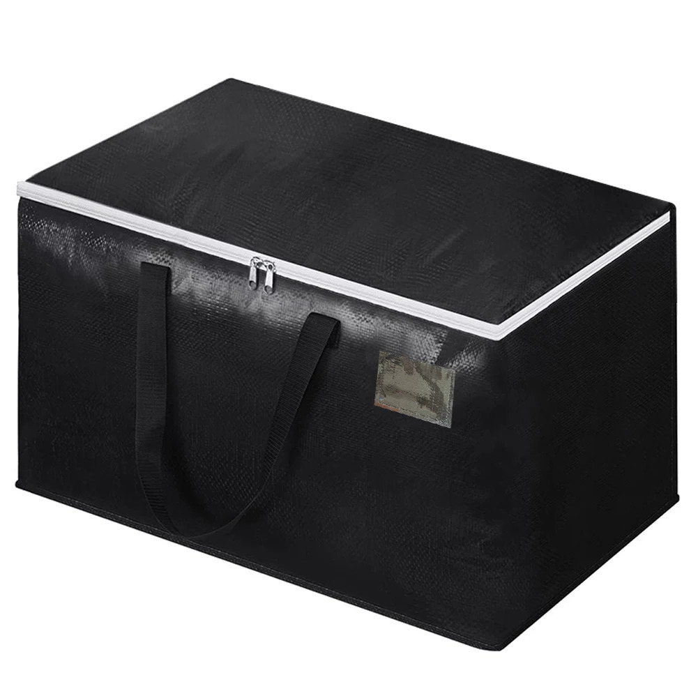 90L Moving Bags with Zippers Handles Storage Heavy Duty Packing Collapsible for Storing 250118
