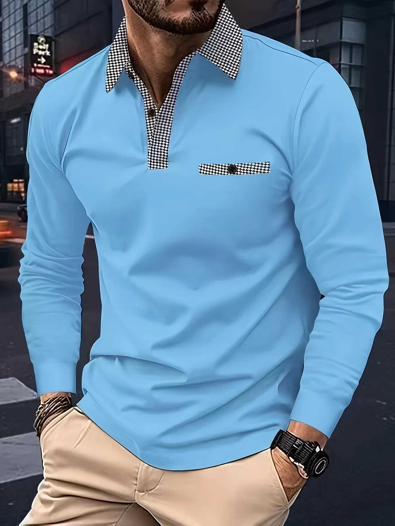 Spring And Autumn Best-Selling Mens POLO Shirts T-Shirt Men Casual And Comfortable Mens Clothing The Perfect Gift For Men. X250213