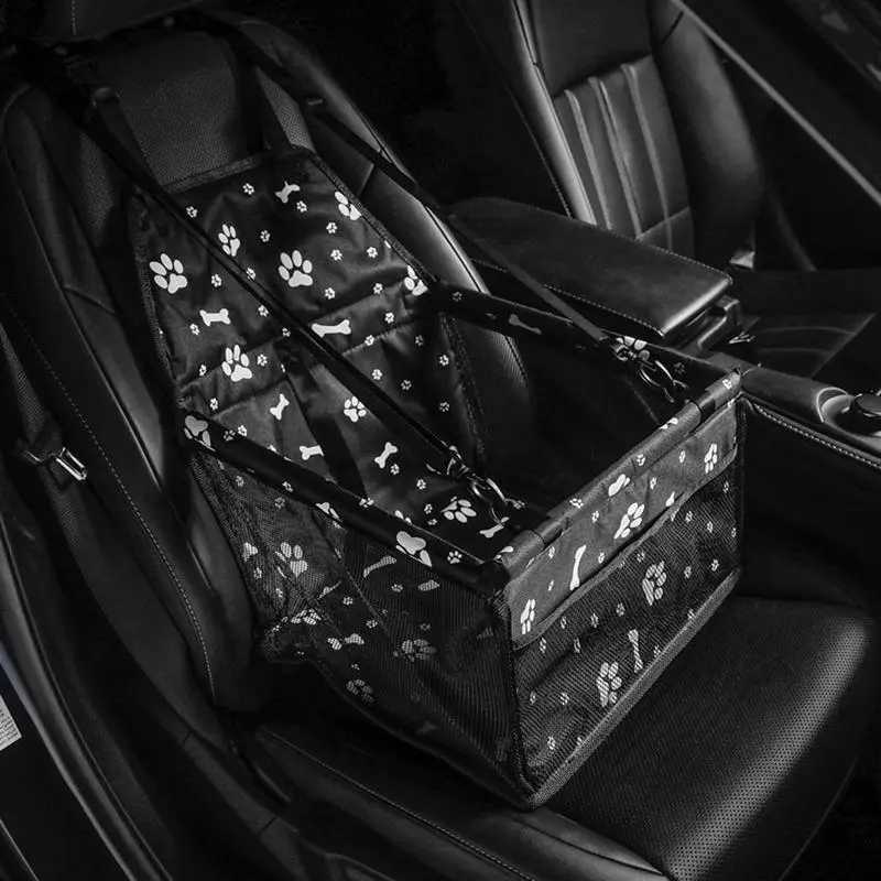 Dog Car Seat Covers Pet car cushion puppy carrier breathable dog carrier car seat travel carrier dog booster cage Oxford breathable folding soft washa