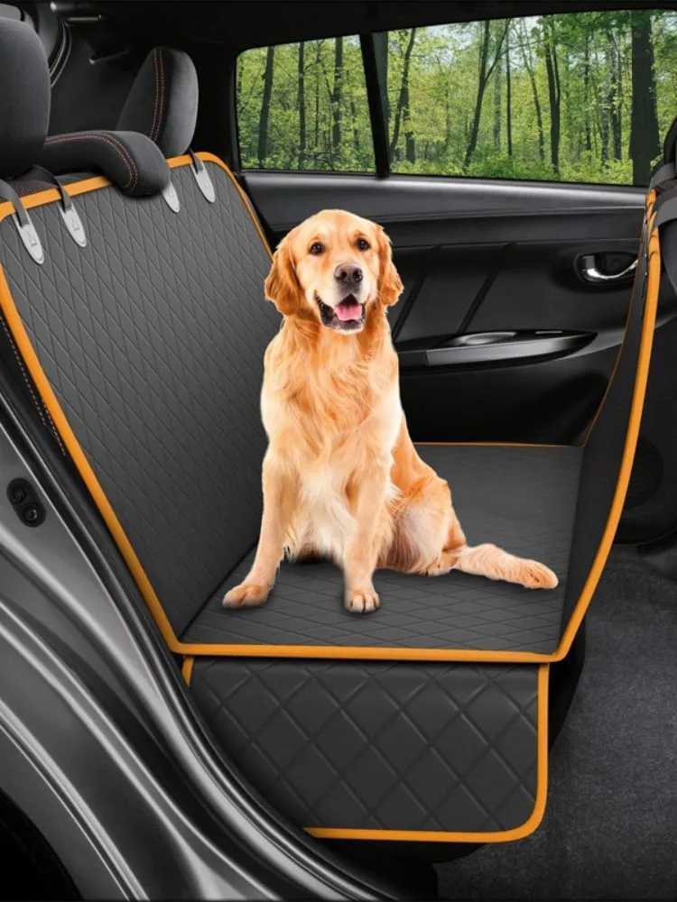 Dog Car Seat Covers Car Pet Cushion for Tesla model 3 model Y Rear front Seat Dog Fabric Oxford Waterproof Pad Bed Interior Protector Accessories H250