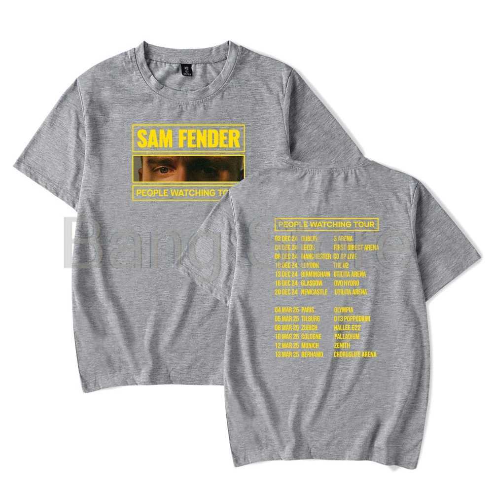 Sam Fender People Watching Tour Short Slve T Women Men Crewneck Fashion Unisex T-shirt X250213