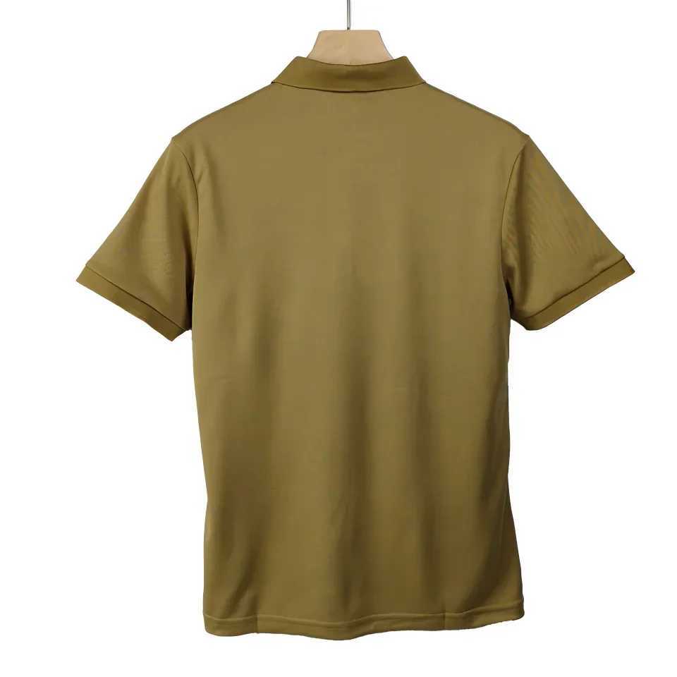 Summer New Polo Shirt Solid color letter embroidery Mens Breathable Shorts Sleeve Polo Men Tee Shirt Casual Top X250213