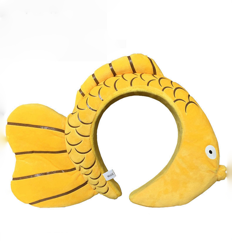 Children's Cute Shark Design Hair Bands - Stylish Animal Print Hair Accessory for Costumes & Shows