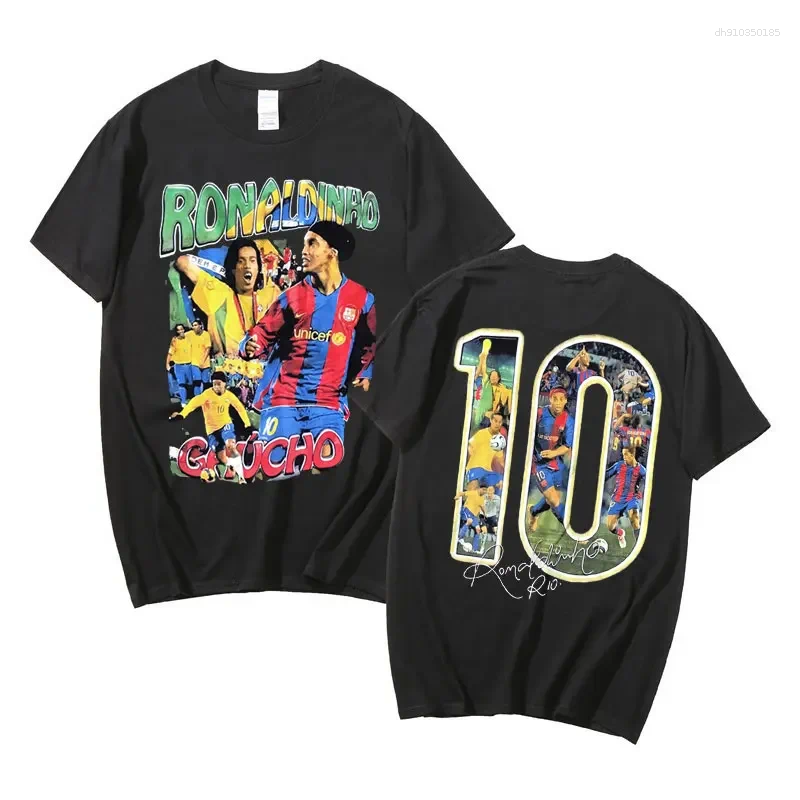 Men's T Shirts Limited Marino Morwood Ronaldinho Graphic Tshirt Man Fashion Streetwear Men Oversized Tees T-shirt Male Hip Hop Shirt
