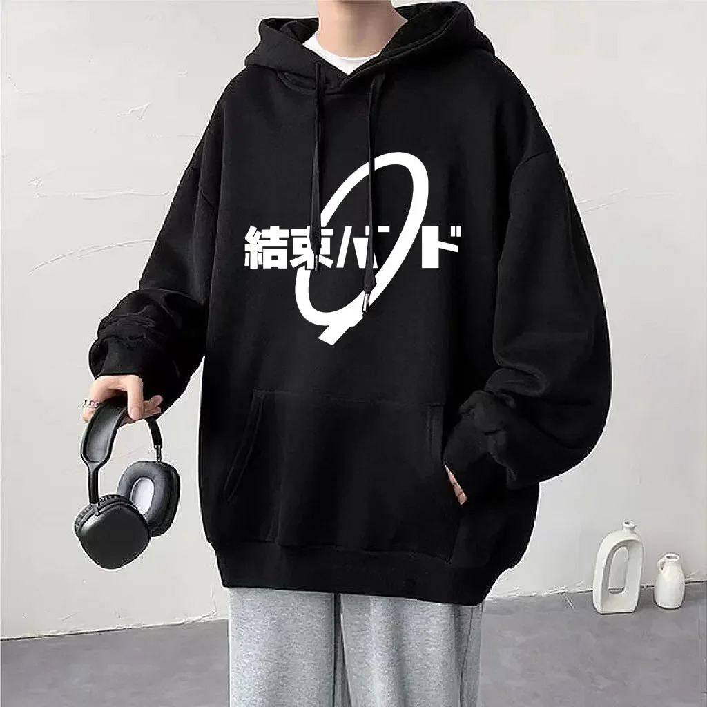 Anime Cos BOCCHI THE ROCK Hoodie Kessoku Band Couples Hoodies Goto Hitori Ijichi Nijika Cospaly Oversized Long Sleeve Male 250213