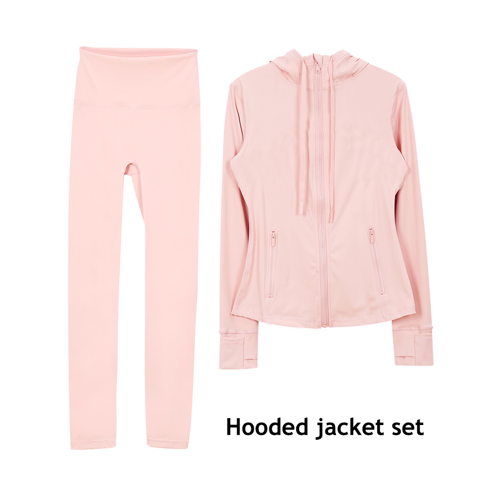 2pcs designer yoga set gym set and leggings womens define workout sport coat fiess jacket sports quick dry activewear top solid zip up sweatshirt spor