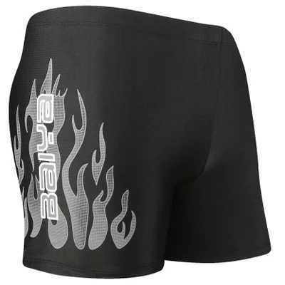 Sexy Low Waist Swimming Trunks Board Push Up Mens Swimsuit Fire Print Boxer Briefs Beach Short Pants Z260314