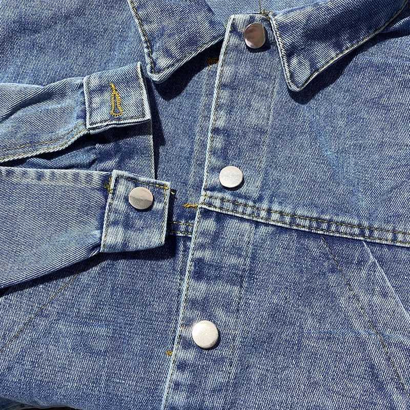 Basic Jackets Women Vintage Simple Spring Chic Denim Korean College Style Girls Jacket Stylish Turn-down Collar Ladies Outwear X250213