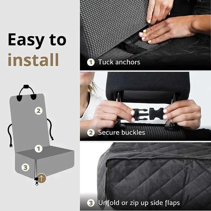 Dog Car Seat Covers Dogs car seats station wagon seats protective pads thick waterproof dog hangers transport vehicles pet cars H250211