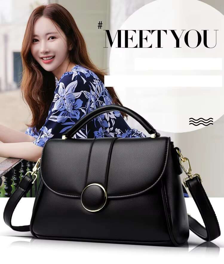 2025 New Women Light Concise Comfortable Texture Tote Genuine Leather Material Leisure Female Shoulder Bag