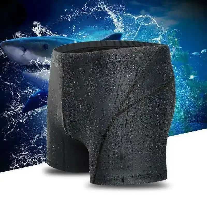 Mens waterproof mens swimming trunks new briefs L-5XL Z260314