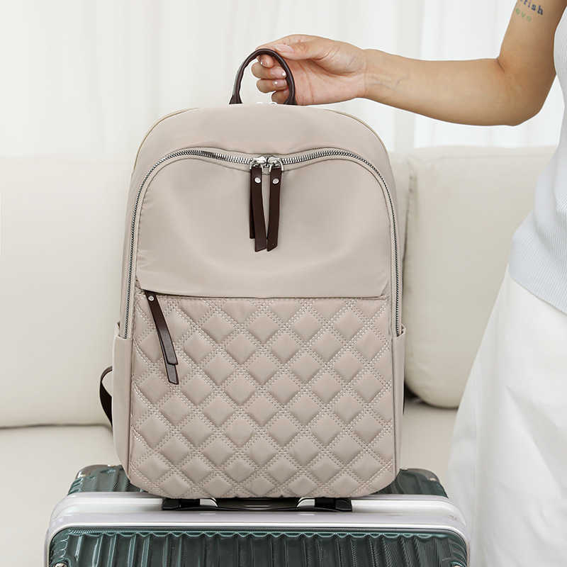 Backpack New Fashion Simple Leisure Computer Bag For Women 14 Inch Business Large Capacity Backpack For Women