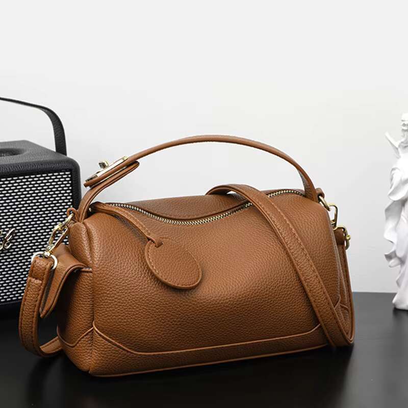 High Quality Boston Women Tote Bag Soft PU Leather Ladies Shoulder Crossbody Bags Fashion Female Messenger Sac