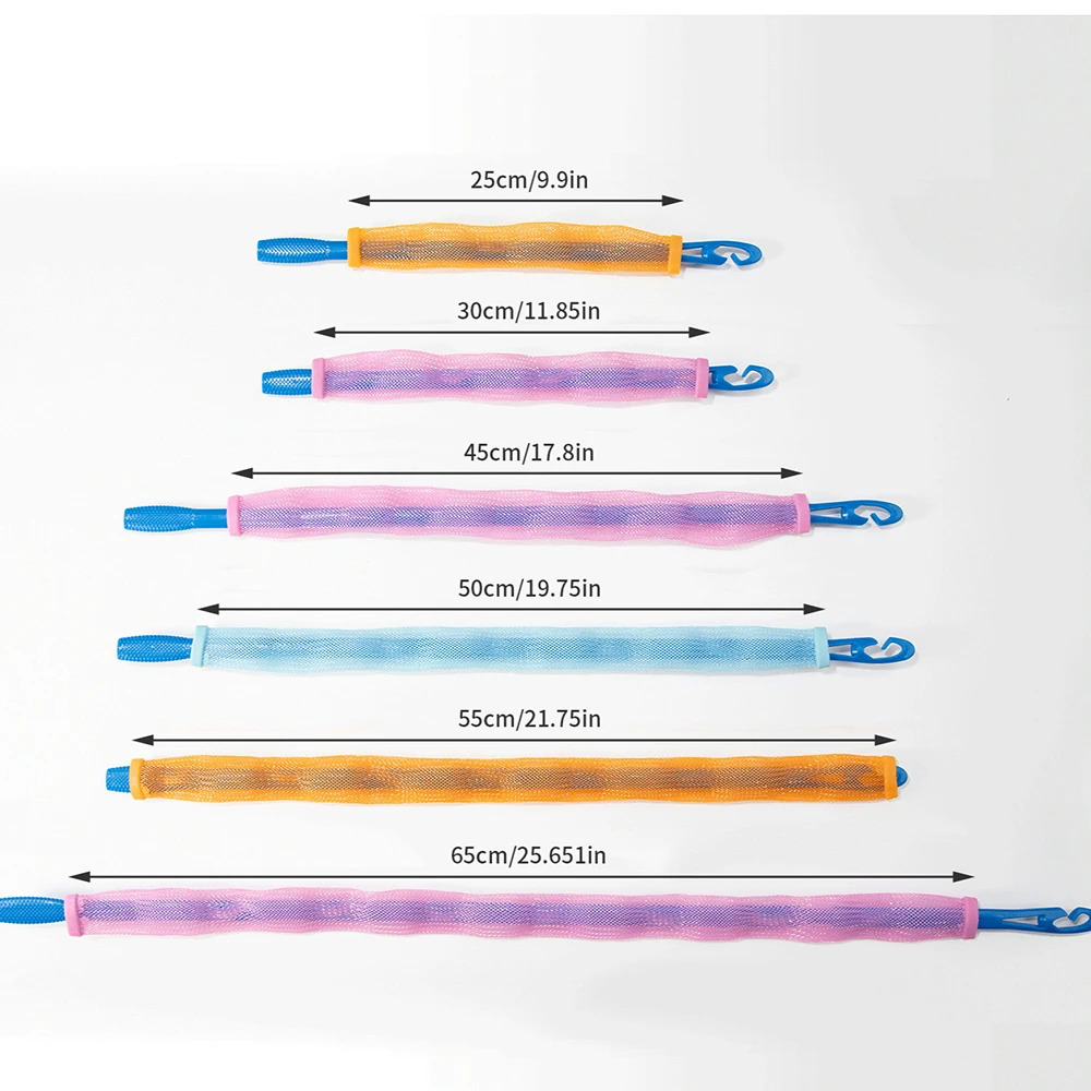 12Pcs Set Portable Magic Hair Curler 25-65CM Wave Formers Hair Styling Accessories Hair Styling Tool DIY Hair Rollers for Women 250214