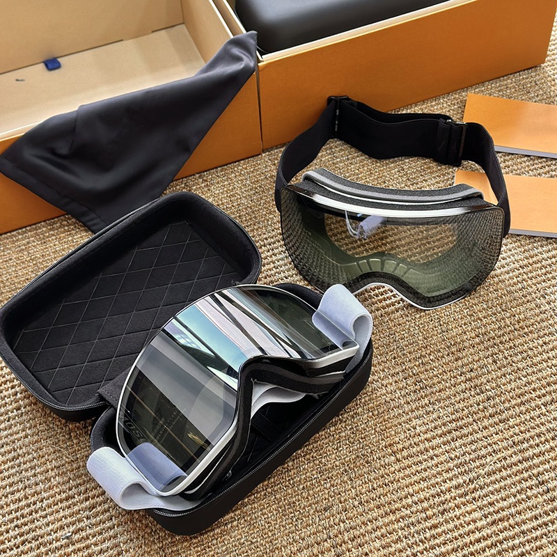 2025 Designe Ski Goggles Skis Sunglasses Men Women Pofessional to 1 Top Quality Glasses Double-laye Fog-poof Winte Outdoo Vintage Snow Skiing Spot
