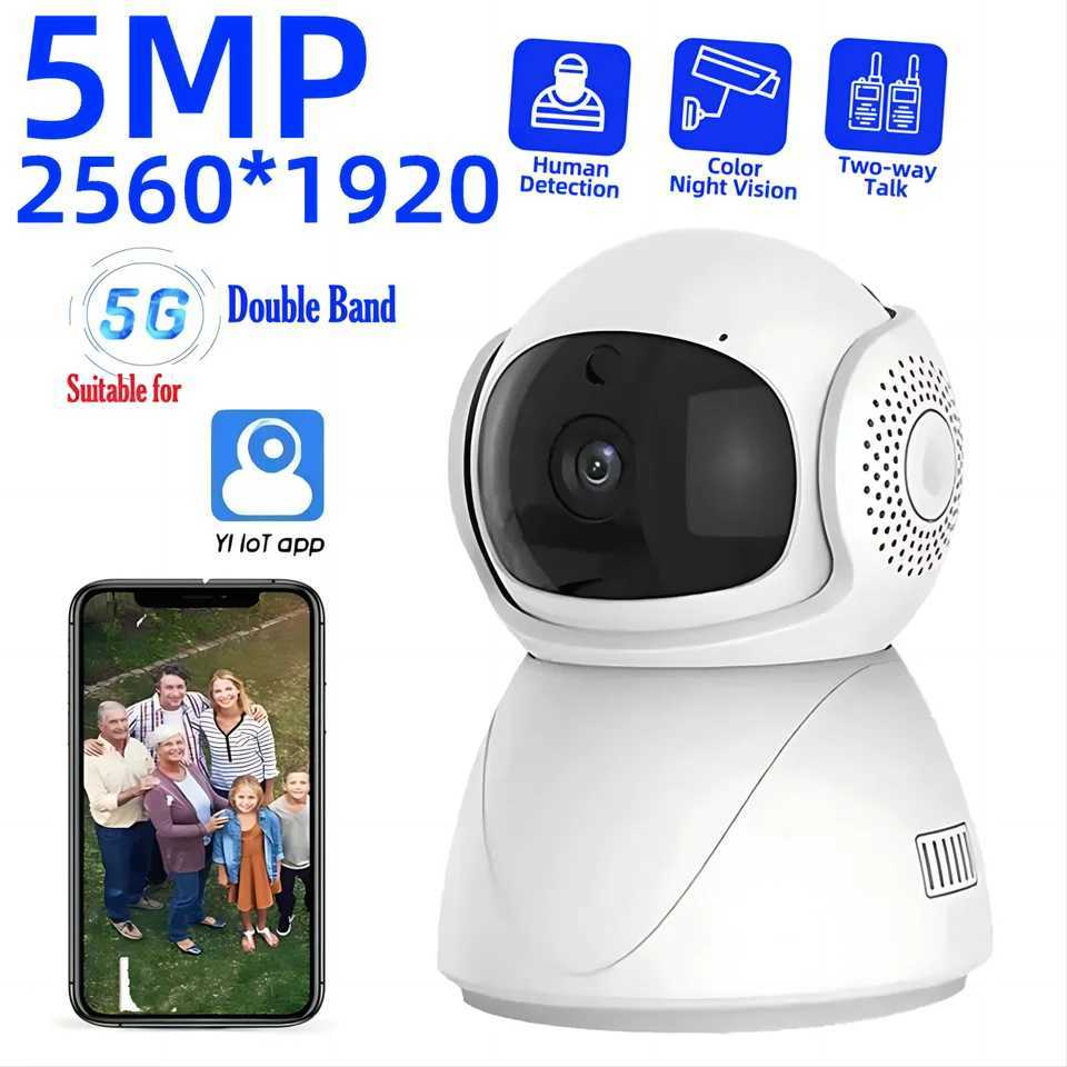Smart Home Security System 5G YI IoT WiFi Smart IP Camera 2MP/5MP AI Human Detect Color Night Vision Surveillance Camera Smart Life Baby Monitor Smart