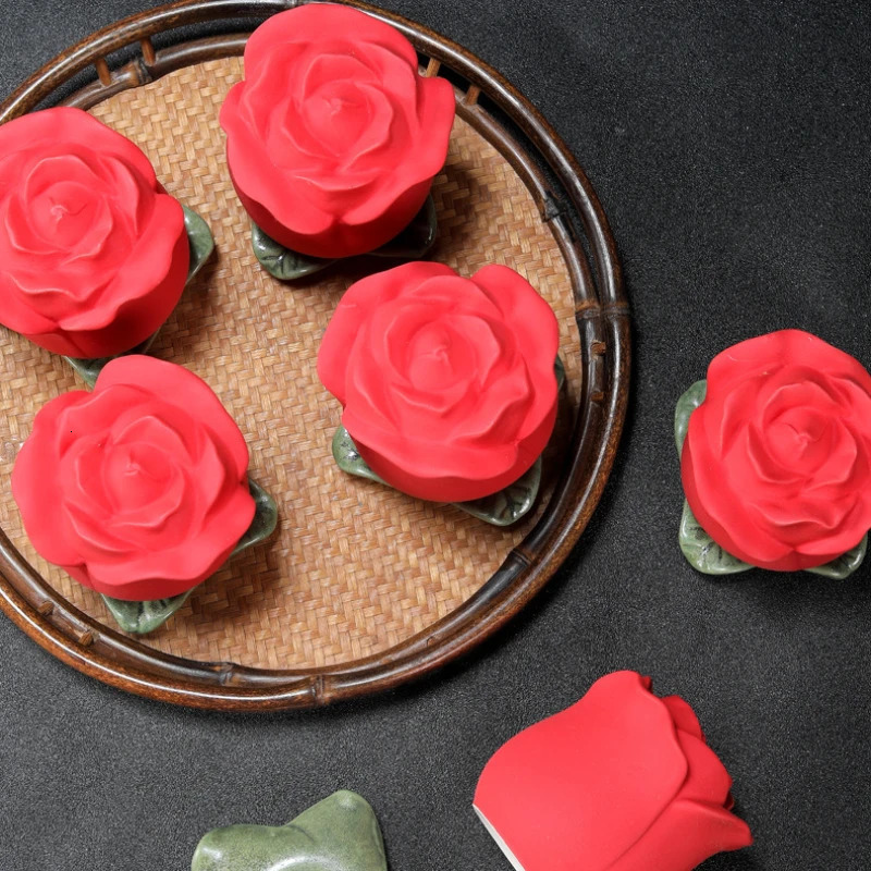 Ceramic Cremation Urns for Human Ashes Small Pet Urns Animal Rose Flower Memorial Funeral Container Cats Memorial Dog Deceased 250213