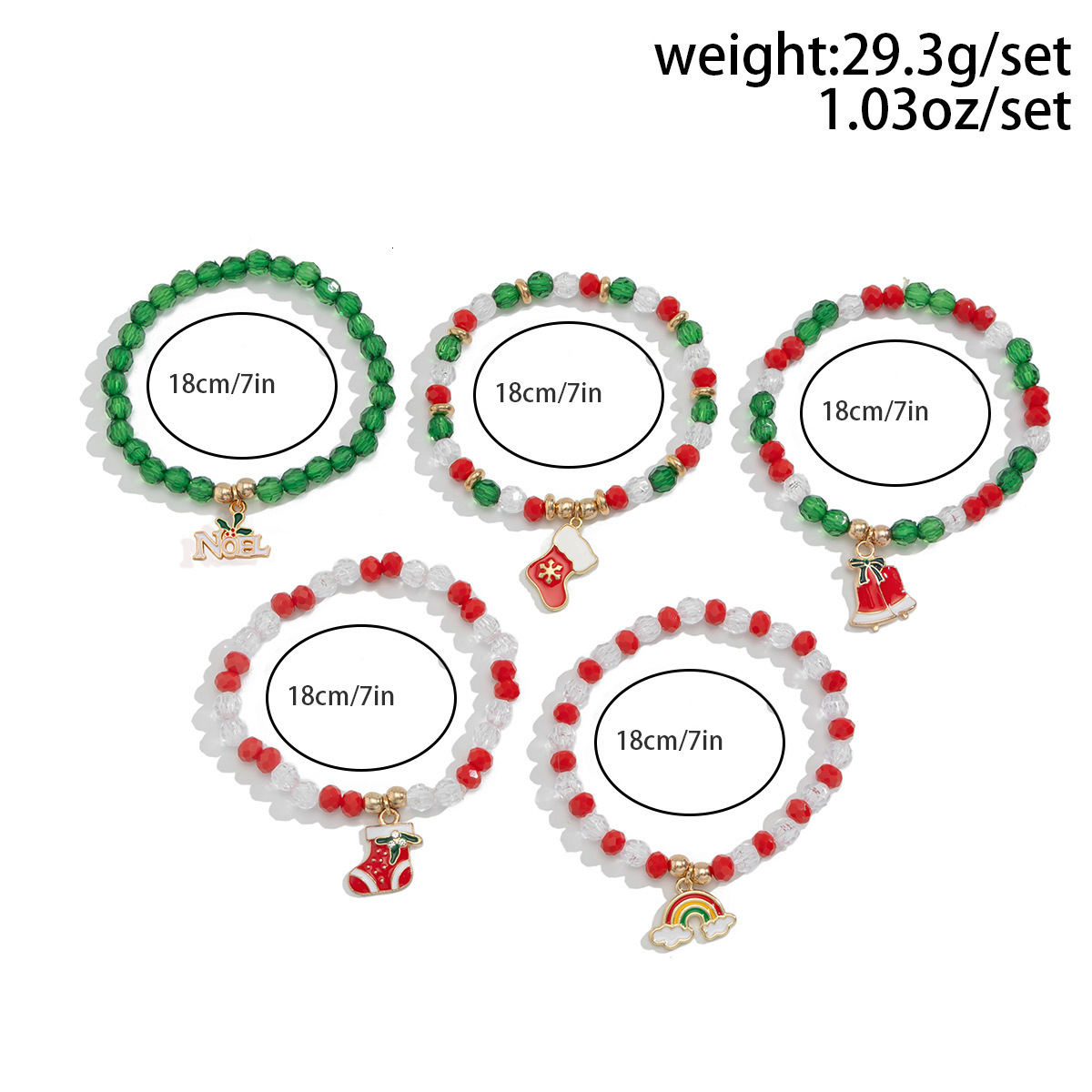 designer Jewelry Candy Soft Ceramic Wind Bead fashion Alloy Woman Bracelet Set