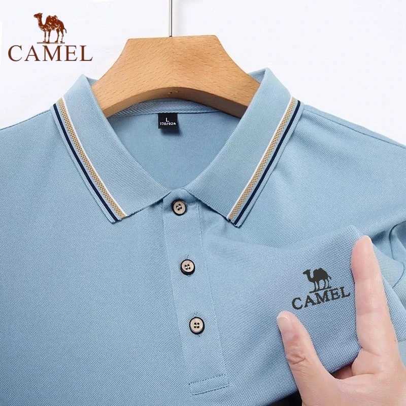 Summer new high-quality short sleeved polo shirt for men luxurious fashionable business casual comfortable breathable cool T-shirt top X250213