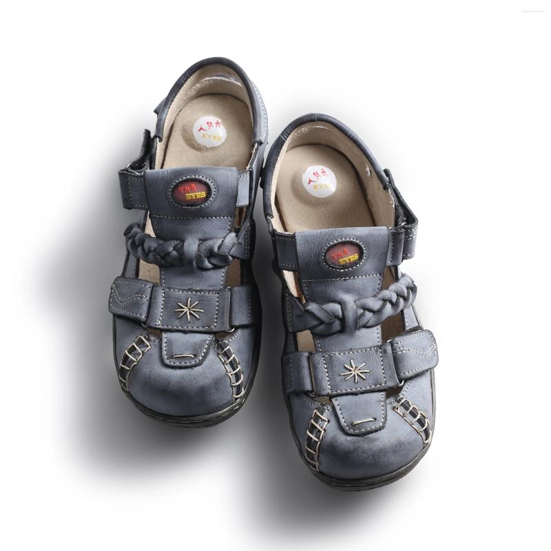 2025 S Fashion Designer Sandals Women S Braided Closed Toe Leather Sandal