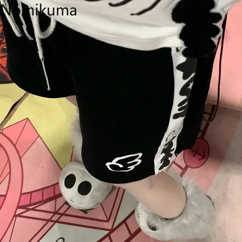 Shorts for Women Kawaii Women Clothing Japanese Summer Short Pant Print Drawstring Casual Y2k Pants Fashion Bottoms 250210