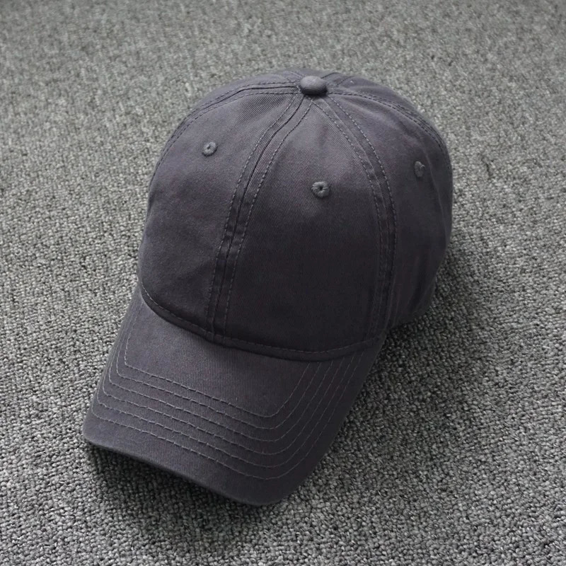 Solid Color Baseball Hats Big Head Man Soft Cotton Plus Size Sport Cap Lady Large Sun Caps 5660CM 6065CM 250118