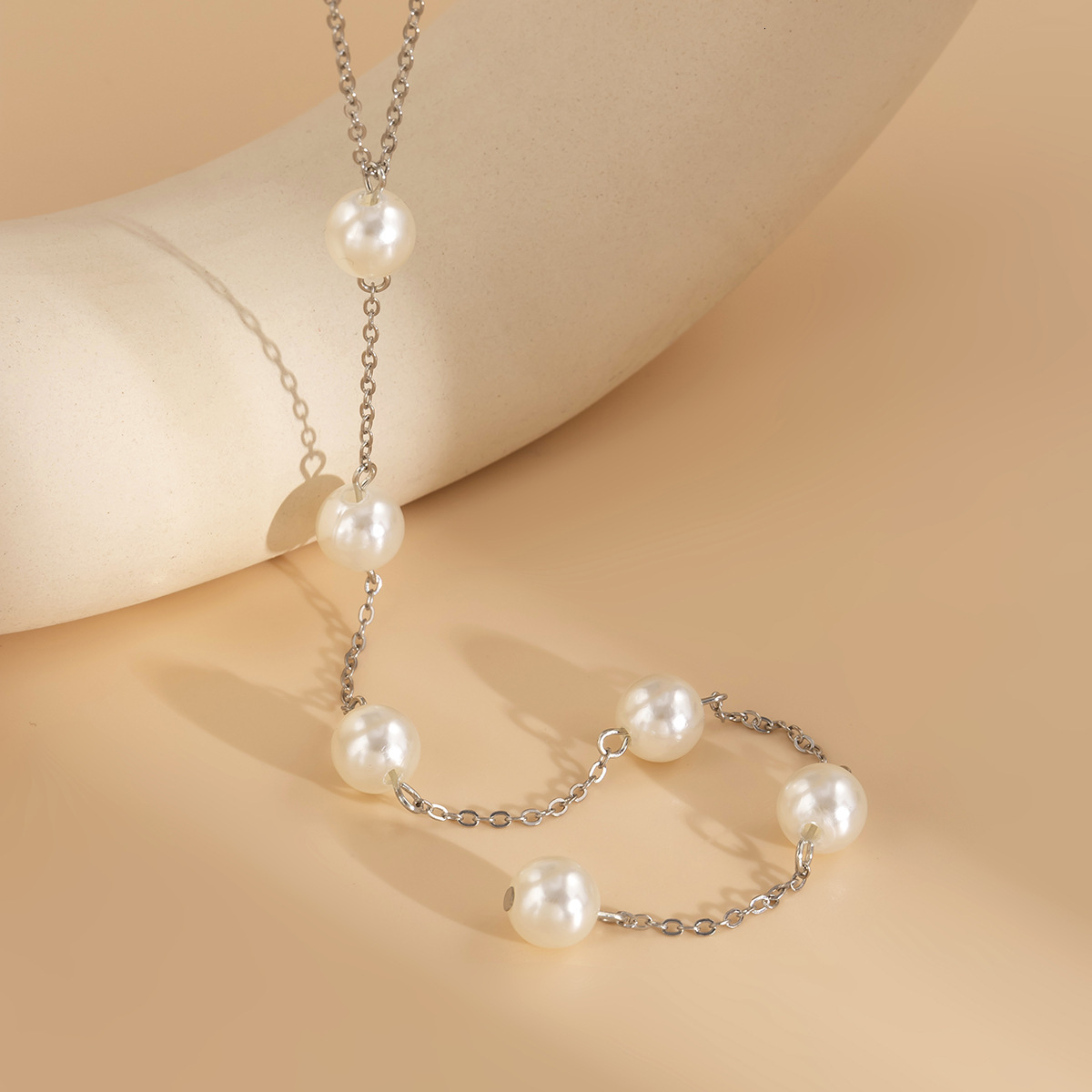 Woman fashion Jewelry Beach Style Simple Metal Sexy Chest Bikini Back Chain One Piece Necklace for Women