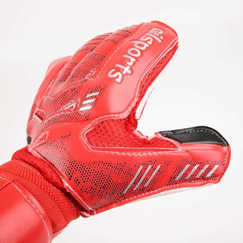 Mens Kids Adult Goalkeeper Gloves 5 Finger Save Protection Thicken Latex Soccer Football Goalie Keeper Gloves Guard RovabXJ250213