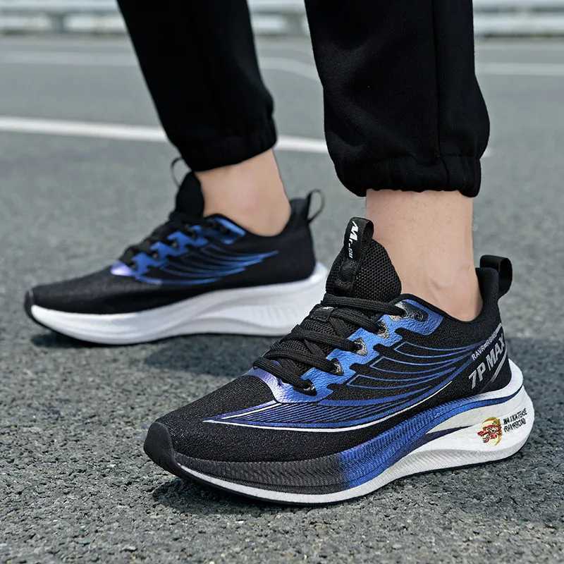 Marathon Air Cushion Carbon Plate Sports Running Shoes Men Breathable Lightweight Comfy Unisex Athletic Tennis Sneakers Footwear Z250225