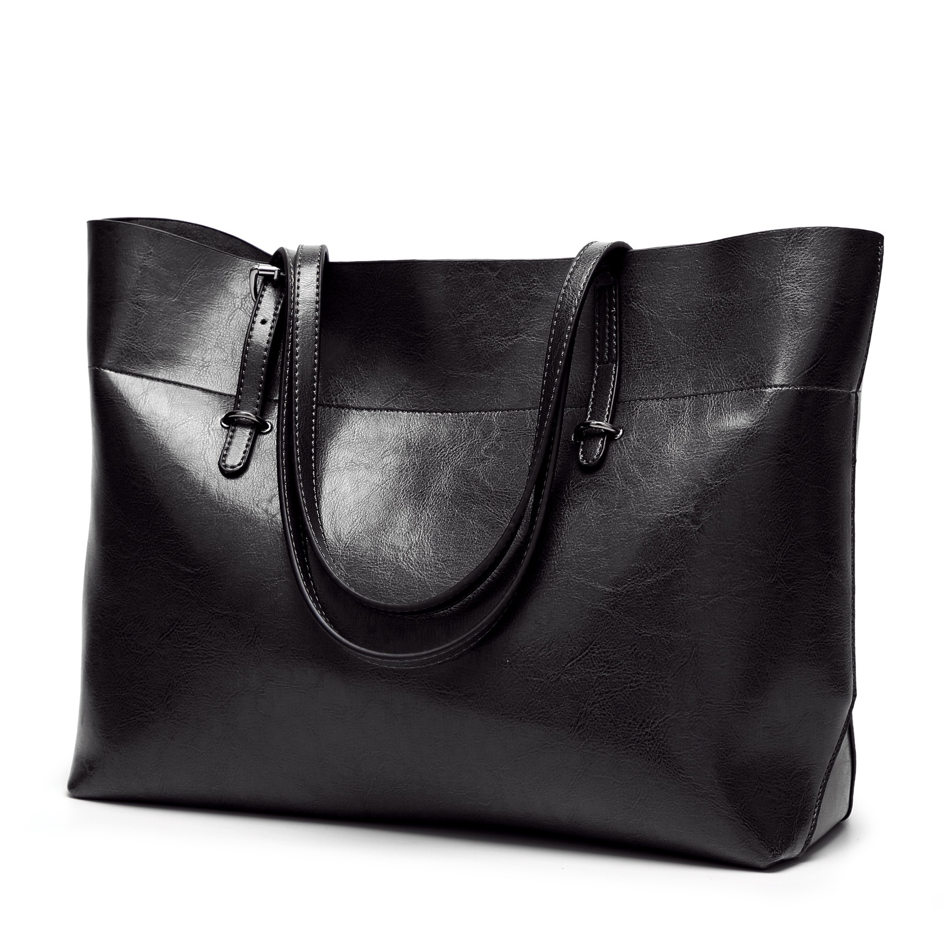 Business For Office Waterproof Leather Briefcase Women Big Handbags er Fashion Tote Bag 240904